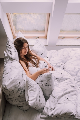 pościel marmurowa