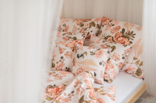 Pościel w kwiaty FLOVERS - poszewka