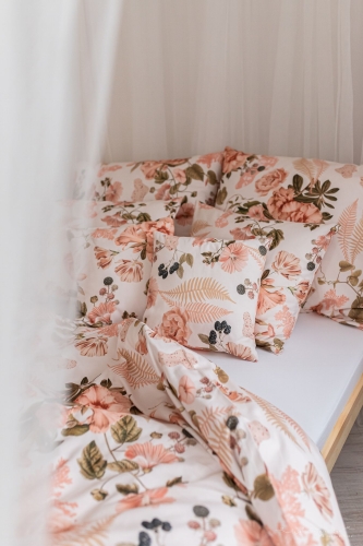 Pościel w kwiaty FLOVERS - poszewka