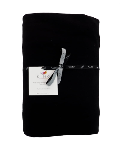 Prześcieradło z gumką dla dzieci PREMIUM czarne