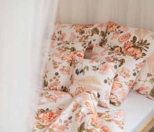 Pościel w kwiaty FLOVERS - poszewka