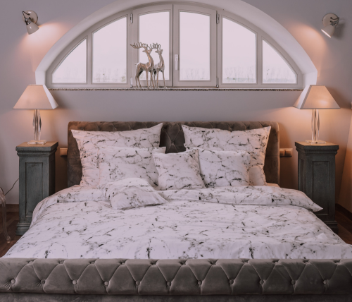 pościel marmurowa