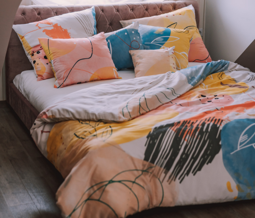 pościel bawełniana modern pastel na wymiar