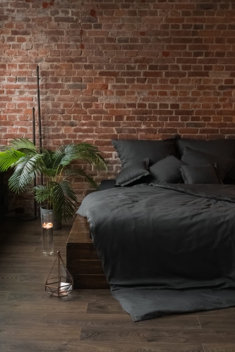 Ciemna pościel bawełniana na wymiar