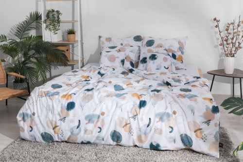 Wzorzysta pościel bawełniana universe