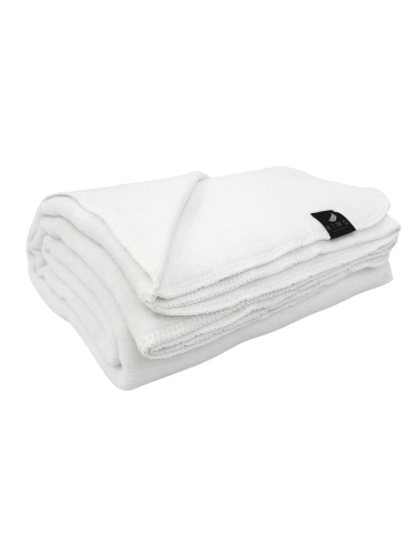 Koc bawełniany COZY - BIAŁY