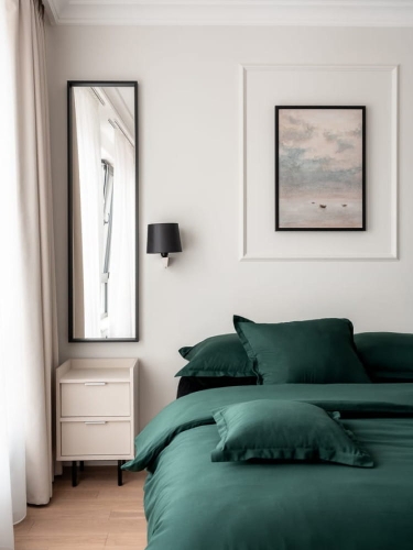 Komplet pościeli dziecięcej BASIC BUTELKOWA ZIELEŃ