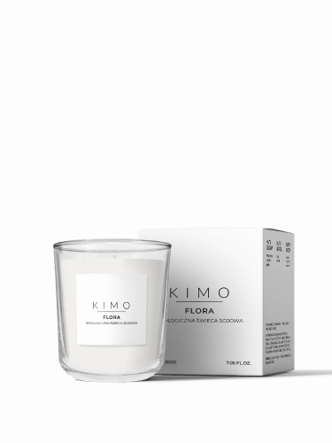 Ekologiczna świeca sojowa 260 ml FLORA