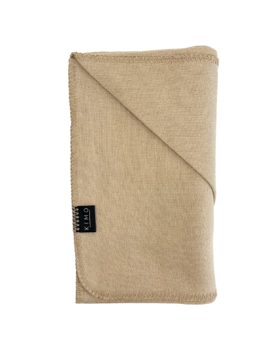 Pled bawełniany COZY - BEŻOWY