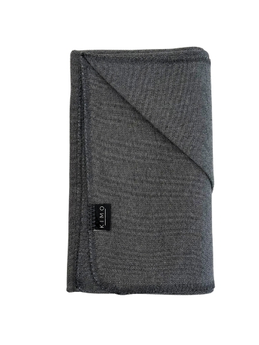 Pled bawełniany COZY - GRAFITOWY