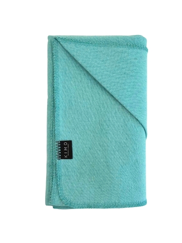 Pled bawełniany COZY - TURKUSOWY